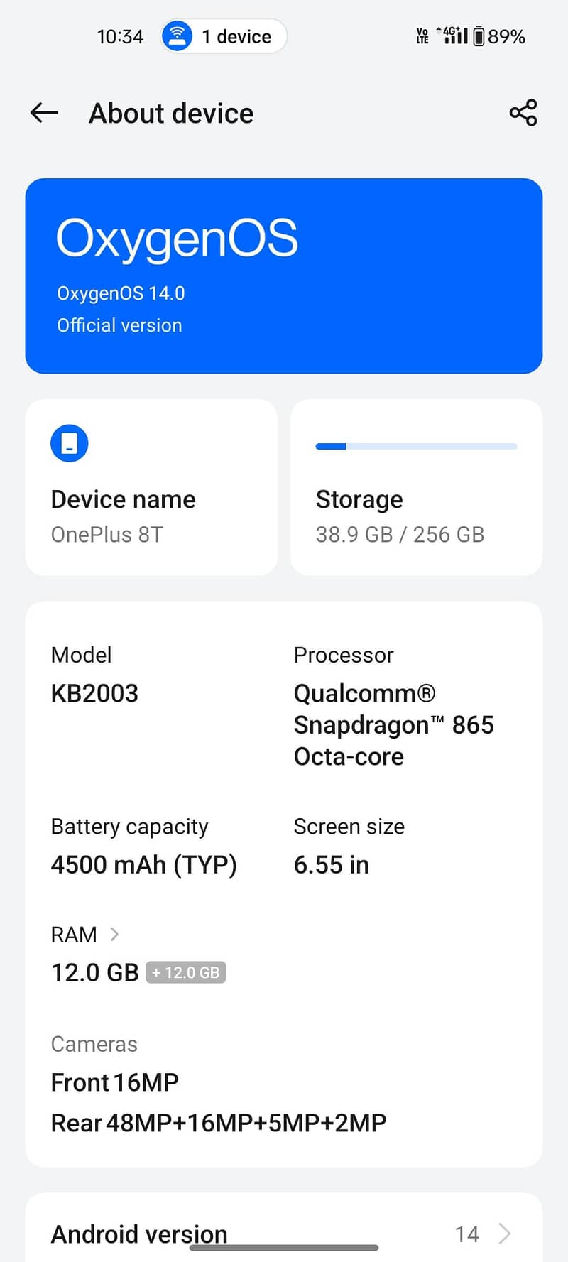 one plus 8t 8