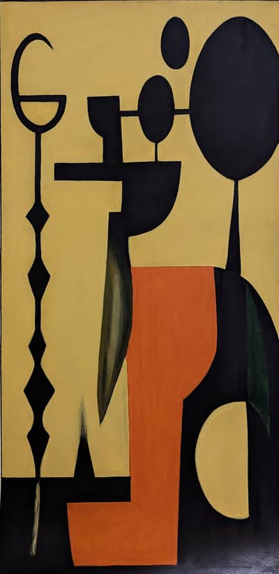 The Beloved (PBUH) in Form| Contemporary Cubist Calligraphy