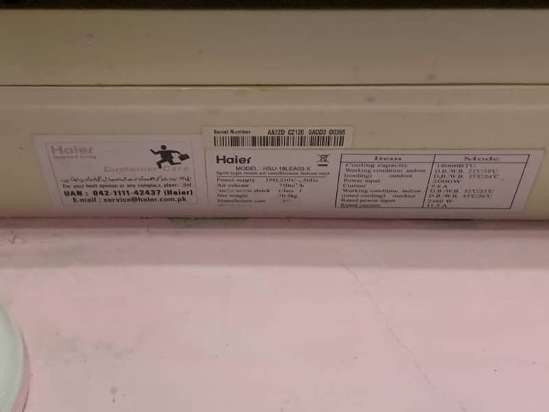 Haier split ac 1