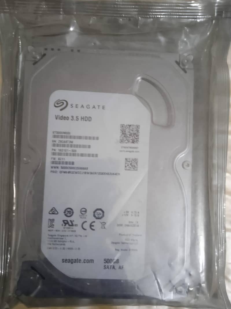 500GB ہارڈ ڈسک 0