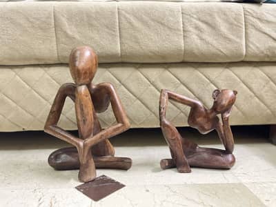 Wooden statue