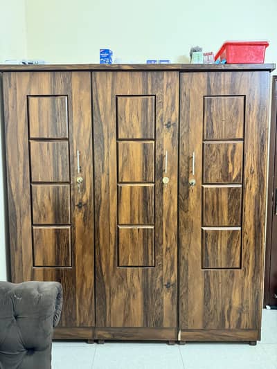 3 Door Wooden Cupboard