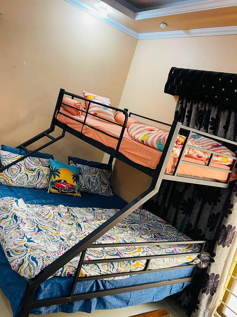 single bed double bed bunker bed 2