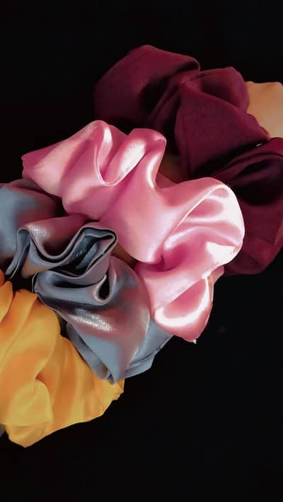 Premium Satin Scrunchies Pack