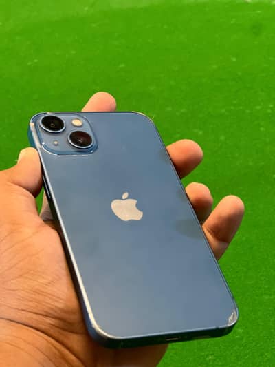 IPHONE 13 128 GB JV BLUE COLOUR 10/10 condition Back Sheet lagi hui ha