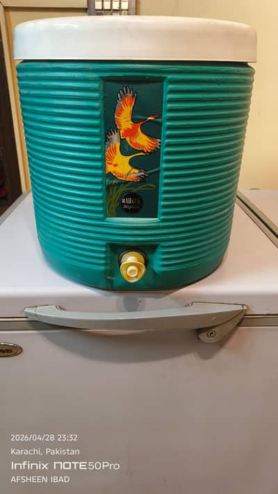 ORIGINAL RAHBER WATER  COOLER  50 LITER  SIZE LIKE BRAND NEW