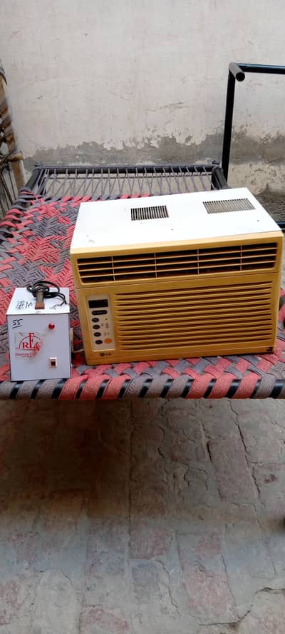 inverter window AC+DC 075 ton with supply bhi hai all okay 03214156781