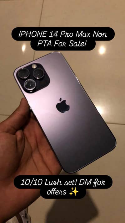 Iphone 14 pro max Non pta JV