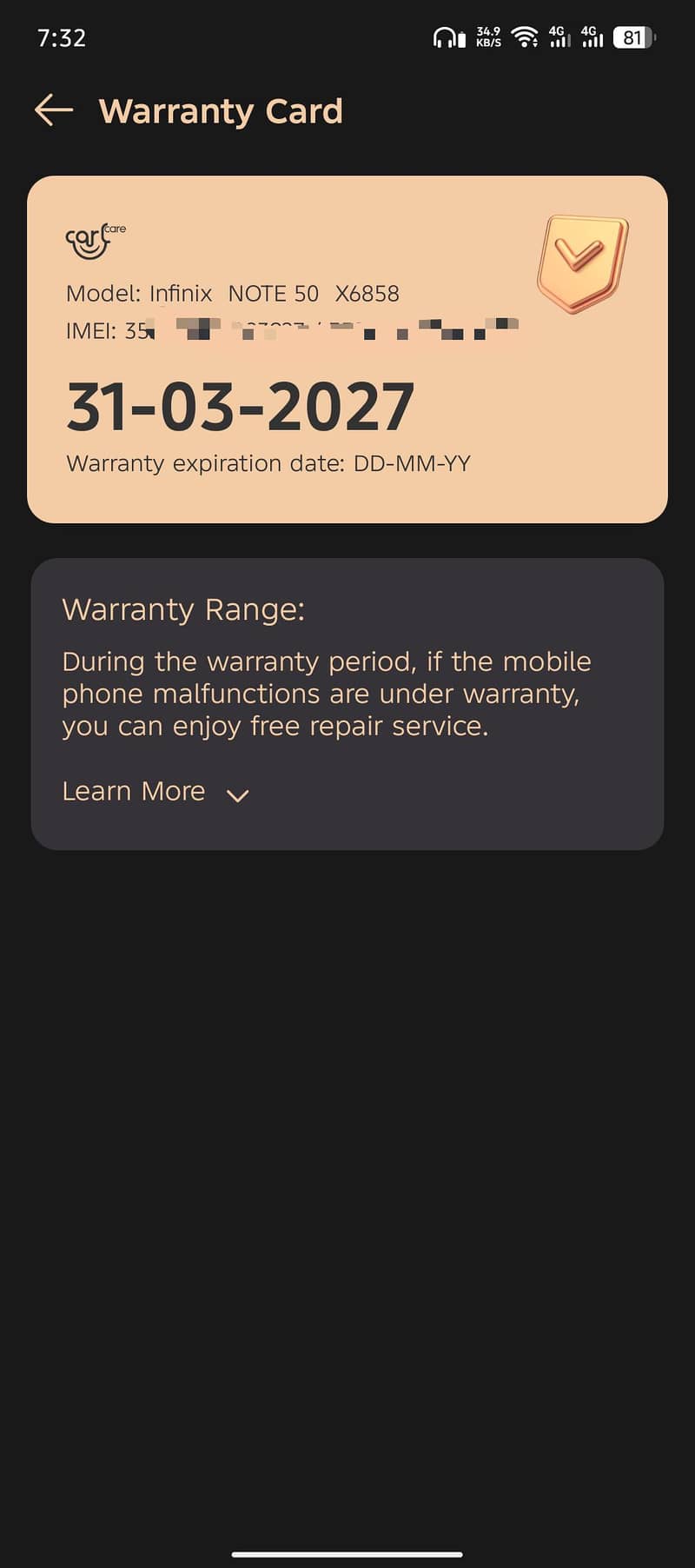 Note 50 Read ad 0