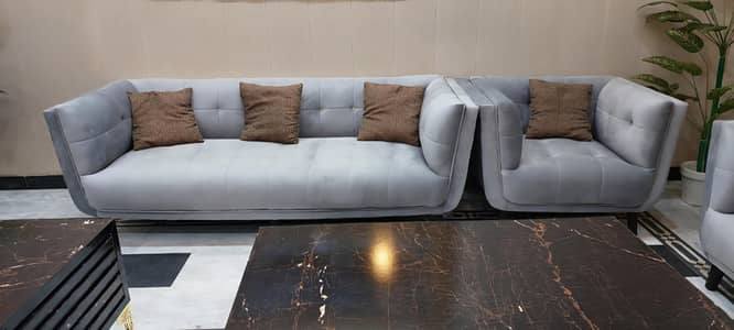 Sofa Set 5 seater unused new condition wooden structure good quality