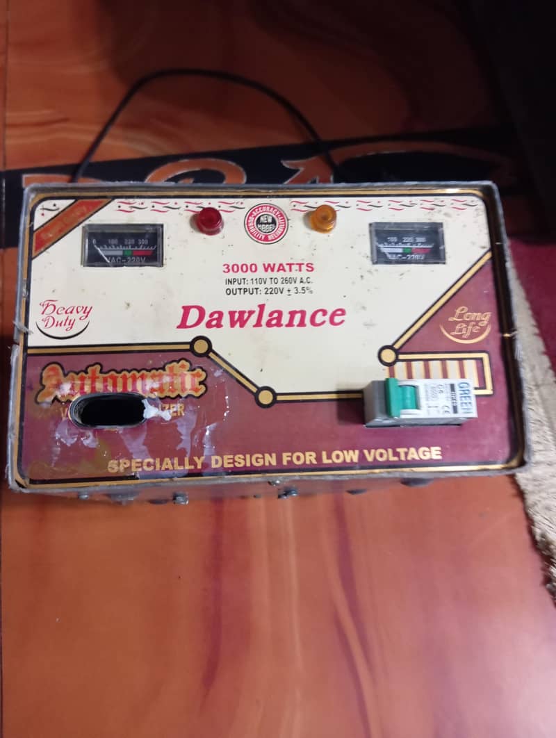 dawlance  stabilizer 0