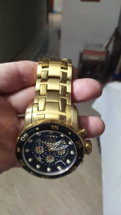 Invicta Chronograph wrist watch.