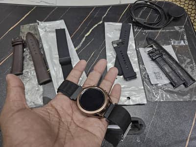 samsung watch 3 brand new  with 5 straps