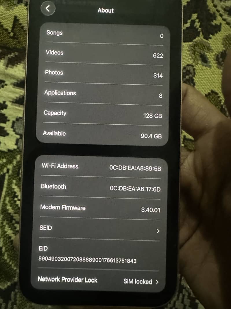 iPhone 15 plus Jv 14
