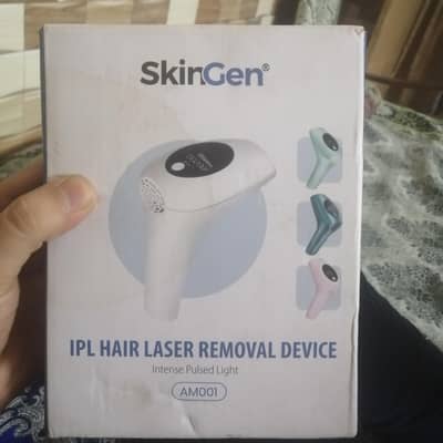 SkinGen IPL Laser Hair Removal Device (Almost New)