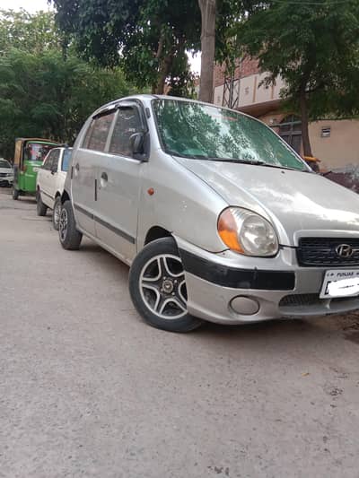 Hyundai-santro. chill. AC . Lal pull 03138818243