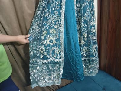 fancy Green maxcy luxury wedding dress