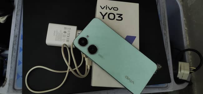 (03046125242) call me  vivo y03 full box 10/10