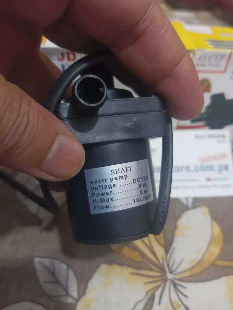 Mini shafi water pump aquarium cooler pump DC 12V, 8watt, — photo 5