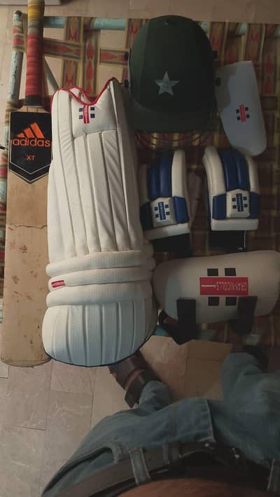 Hard Ball Kit with Bat cricket Genuine Condition