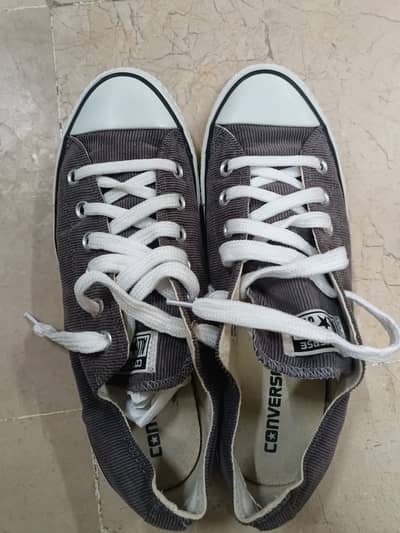 Converse grey shoes