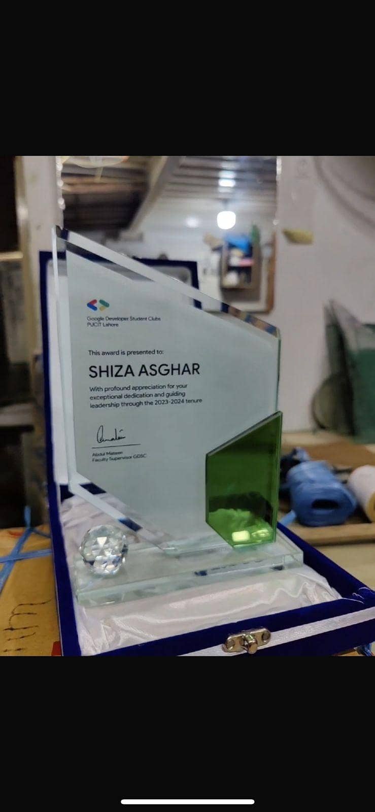 Award shields 16