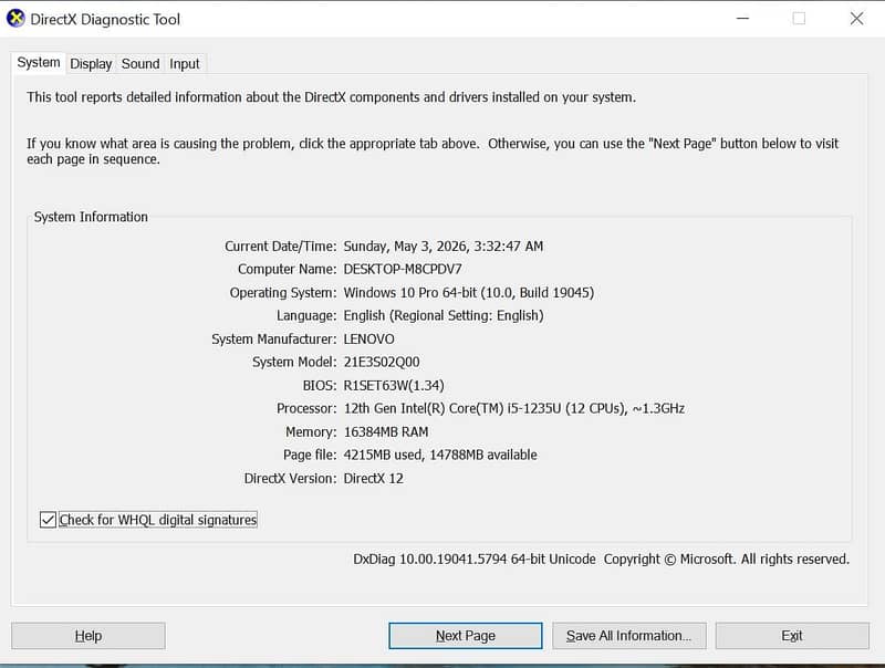 ThinkPad E14 /i5/12 Generation 8