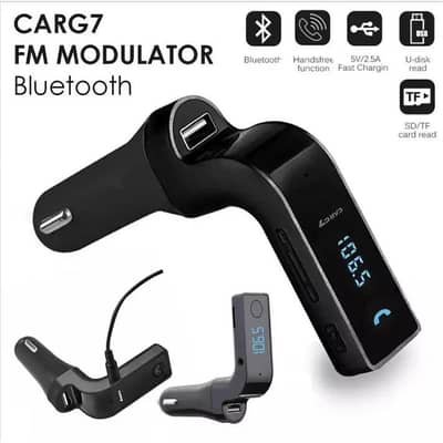 4-in-1 Car Kit MP3 Player Hands Free Wireless Bluetooth FM Transmitter