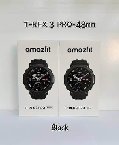 Amazfit T-Rex 3 Pro Outdoor Smart Watch 48mm Sapphire AMOLED Display