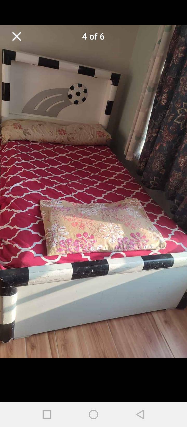 single bed Wordobe study table 1