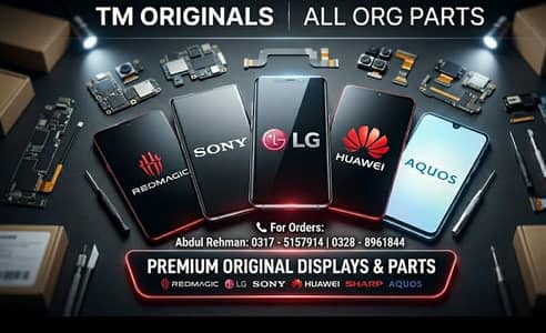 Original Panels & Parts | RedMagic, LG, Sony, Huawei, Aquos