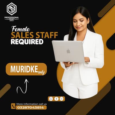 Female staff required For Sales Team