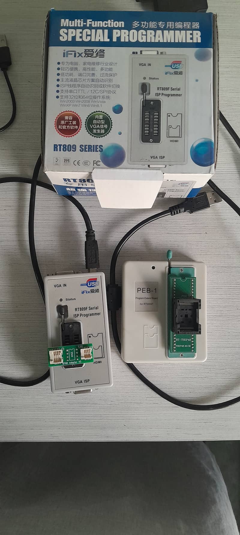 RT809F ISP Programmer with Extension Board 4