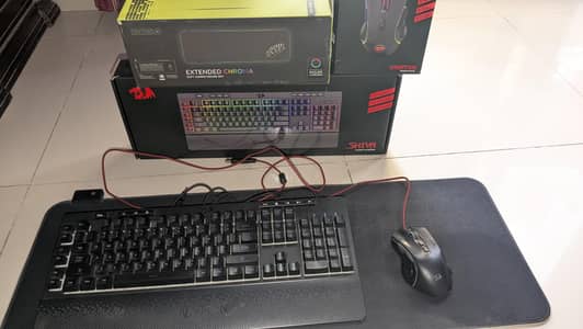Redragon Gaming Keyboard, Mouse & MousePad