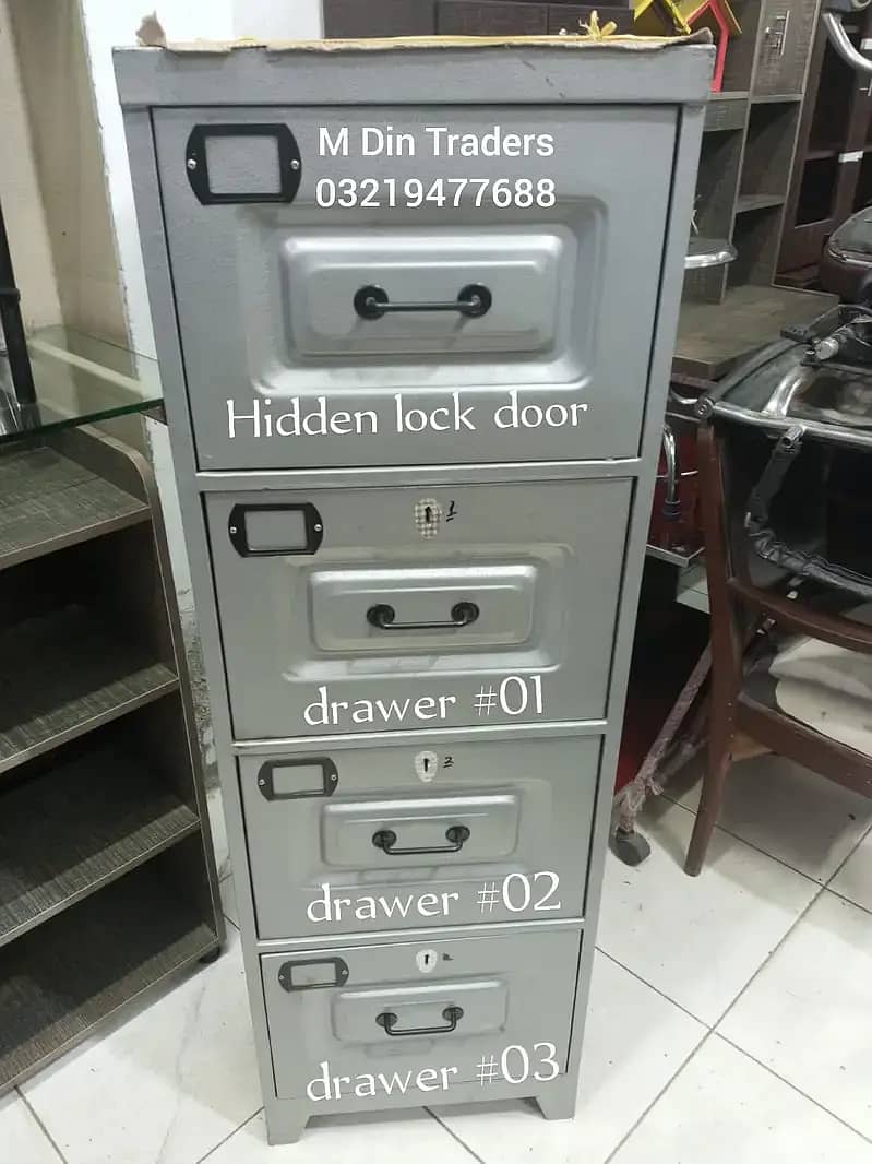 File rack file draws 0