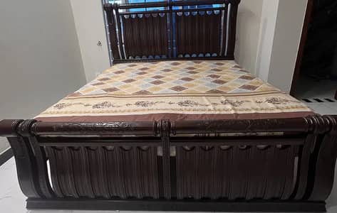 King Size Bed along with Spring mattress