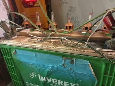 Inverex 12V 220Ah Tubular Battery – Used (Good Working Conditio