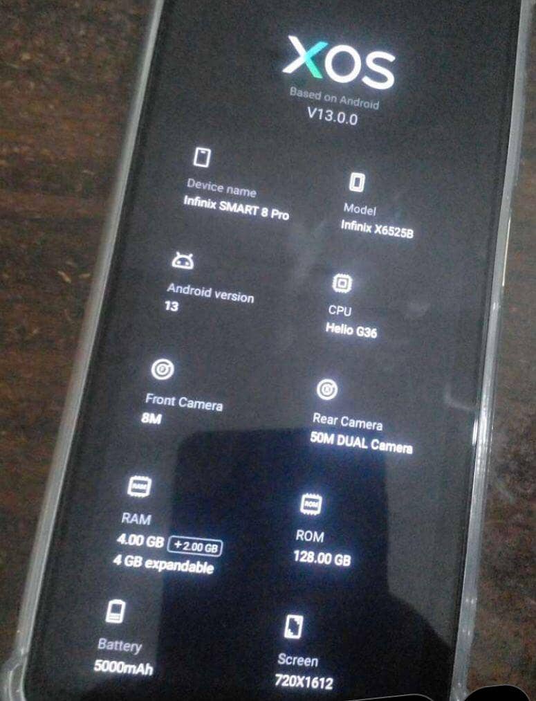 infinity Smart 8 pro 4/128 2