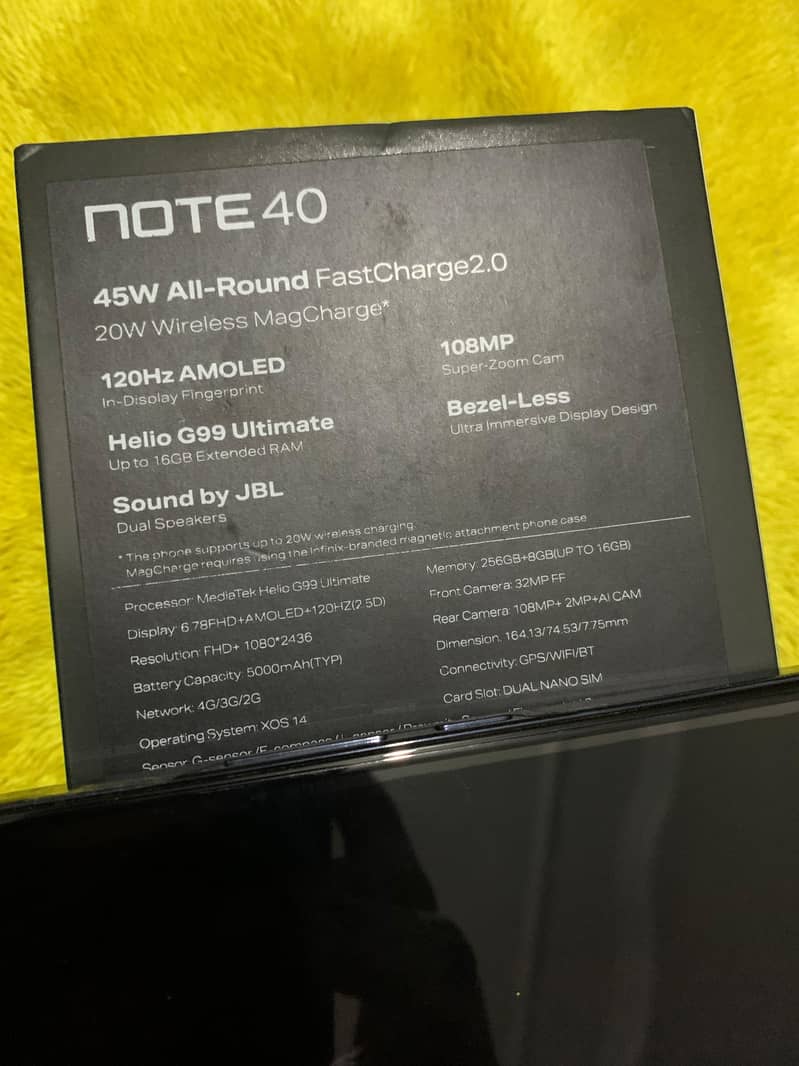 INFINIX NOTE 40 3