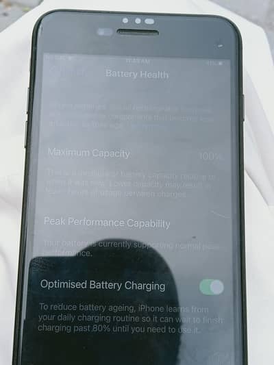 I phone 7 plus colour black battery change argent sale.