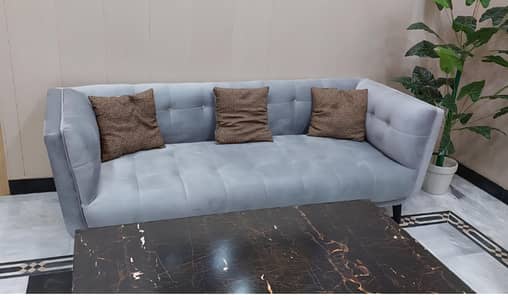 5 seater Sofa set brand new condition solid wooden structure