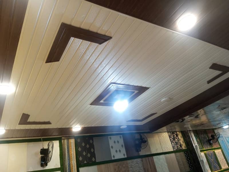 Fancy ceiling-Pvc ceiling-Pvc hard panel-Solid panel-Vinyl-Wallpaper 6