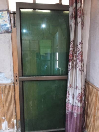 alliminum glass door 4× 8