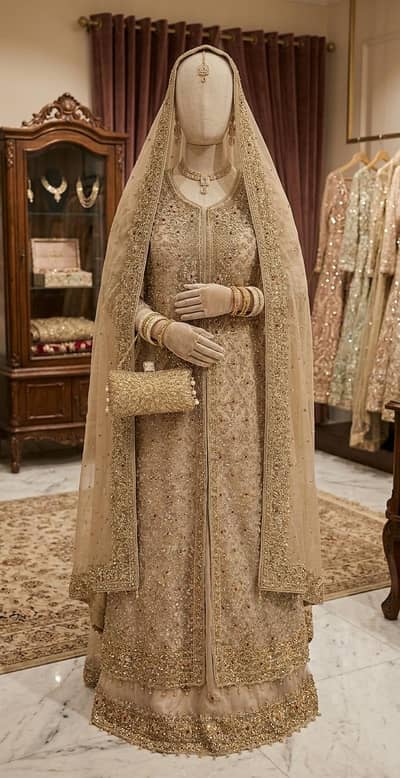 wedding collection fancy Walima dress/Nikkah dress/ party Wear maxi
