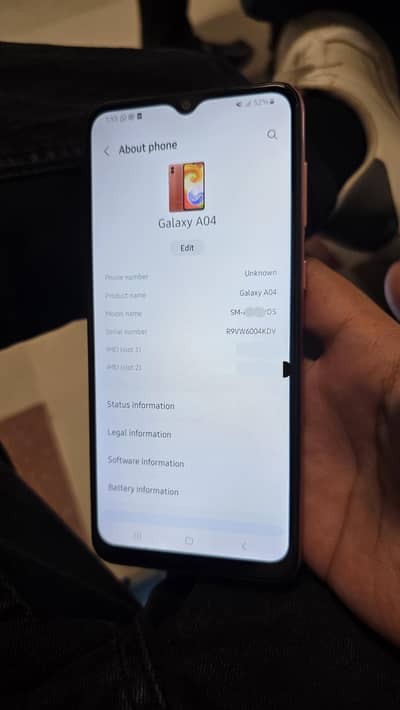 Samsung Galaxy A04 (4GB/64GB) – PTA Approved