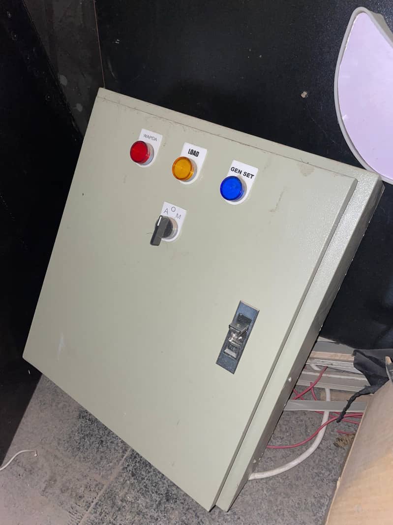 generator automatic switch  wapda to generator 0