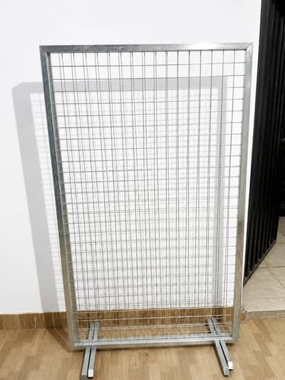 Title:Heavy Duty Steel Mesh Stand (Strong Iron Frame) – Shop / Storage