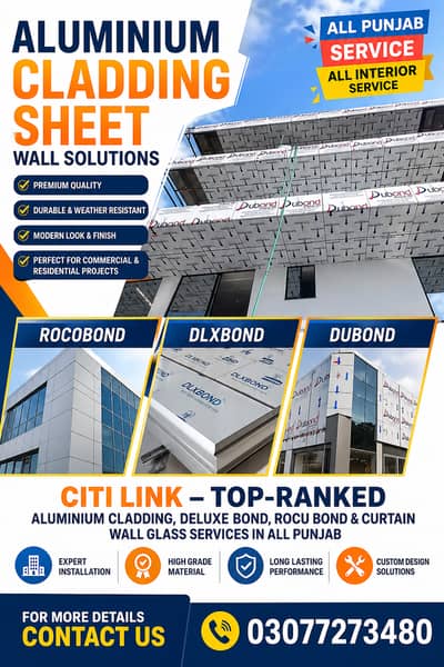Wall cladding Aluminium ACP panel Acp facade spider glass wall panel