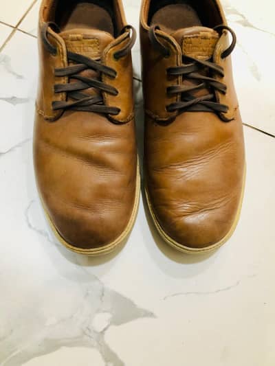 Timberland Brown Leather Casual Shoes - US 8.5 / Euro 42 - Genuine