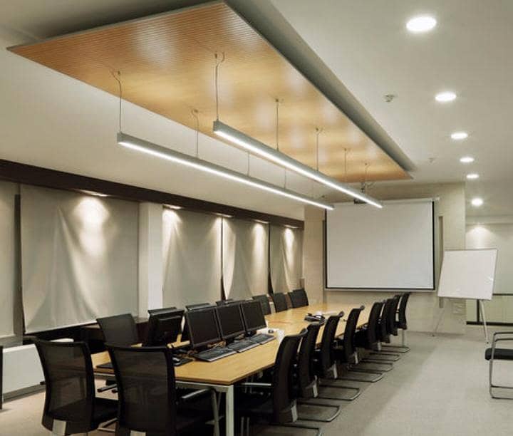 Linear hanging lights 4